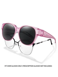 Fit Over Glasses Sunglasses, Sporty Tinted Lenses Sunglasses, Comfortable Wear Over The Prescription Glasses for Everyday Style, Casual Eyewear, Lightweight Durable Sunglasses