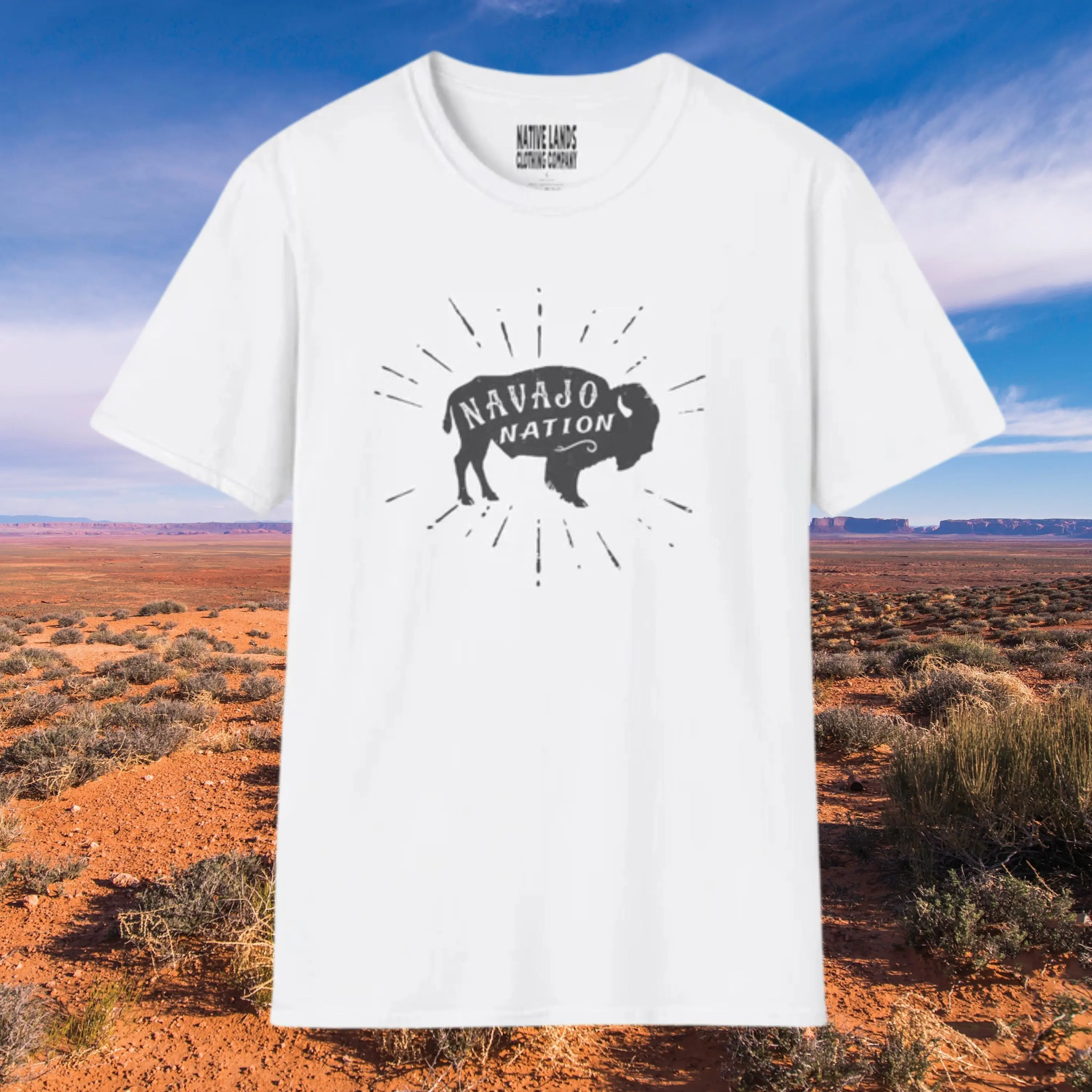 Navajo Nation Bison Shirt Cotton - First Nations, Inuit People, Native American Cultures
