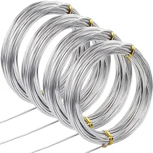 4 Pack 14 Gauge  Wire 131.2 ,   Wire 2mm, Craft Armature Wires, Bendable Metal Wires for Making Beading  Craft Dolls Skeleton DIY Crafts (32.8 Per Roll)