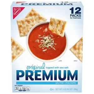 Premium Original Saltine Crackers, 4 oz., 12 pk. Premium Original Saltine Crackers, 4 oz., 12 pk.