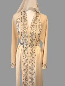 Dubai Abaya- with the headscarf , Premium feel , Perfect for Daily Wear, Eid , Event,Wedding