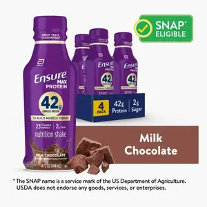 Ensure Max Protein Shake, 42g High Protein, Milk Chocolate, 14 fl oz, 4 Pack