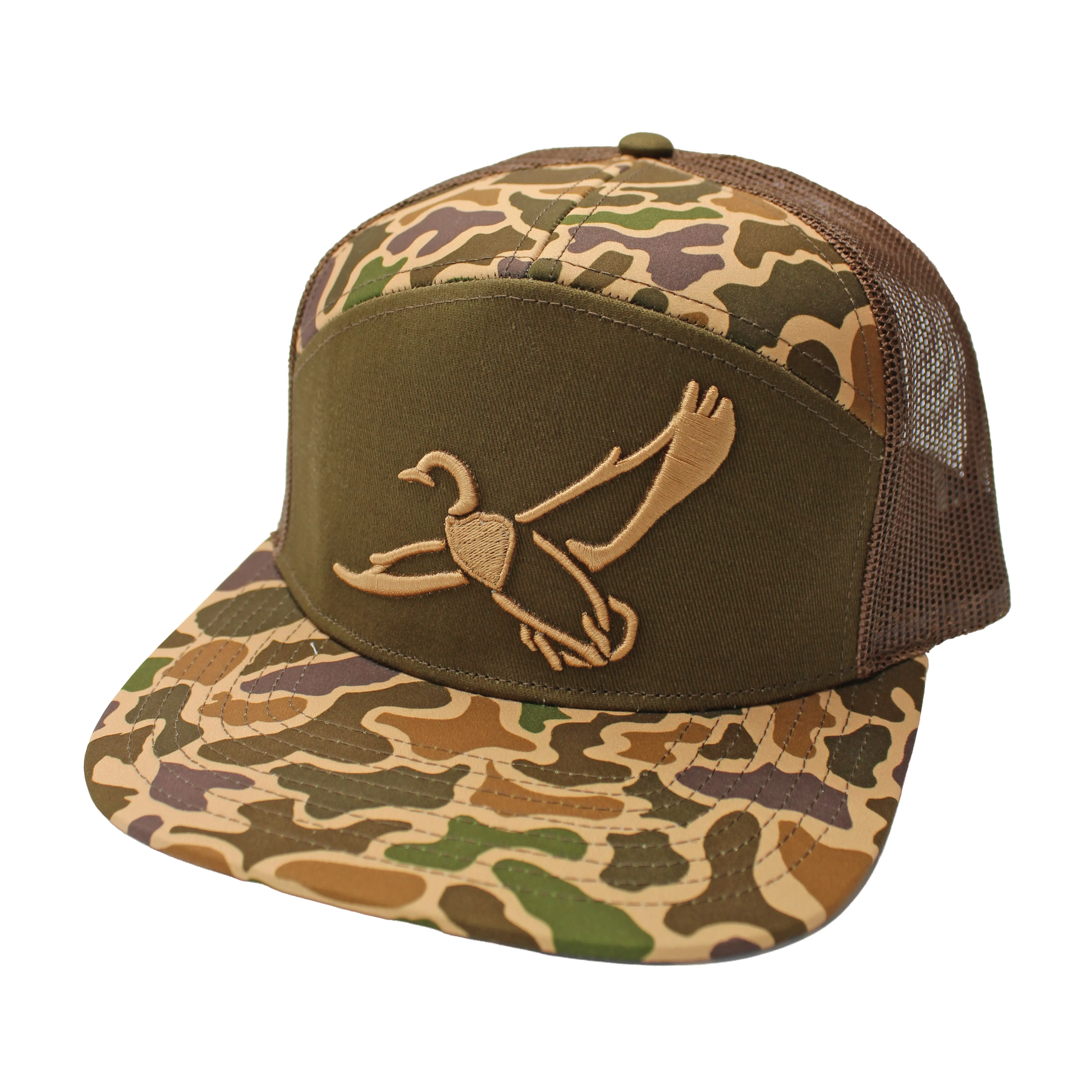 Plain Duck Old School Camo 7 Panel Hat | Local Boy Outfitters