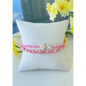 Adjustable Nacre Star Bracelet