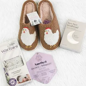 Plush Chicken Slippers