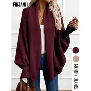 Women’s Knitted Cardigan, Casual Fashion Long-Sleeve Pullover, Soft & Cozy Sweater for Autumn & Winter, Everyday Wear Essential