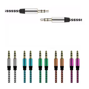 2PACK Aux Cord 3.5mm Male to Male Auxiliary Audio Cable For Car Headphone iPhone