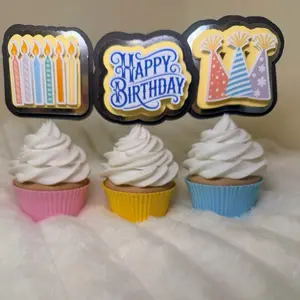 Cupcake Toppers-Set of 6