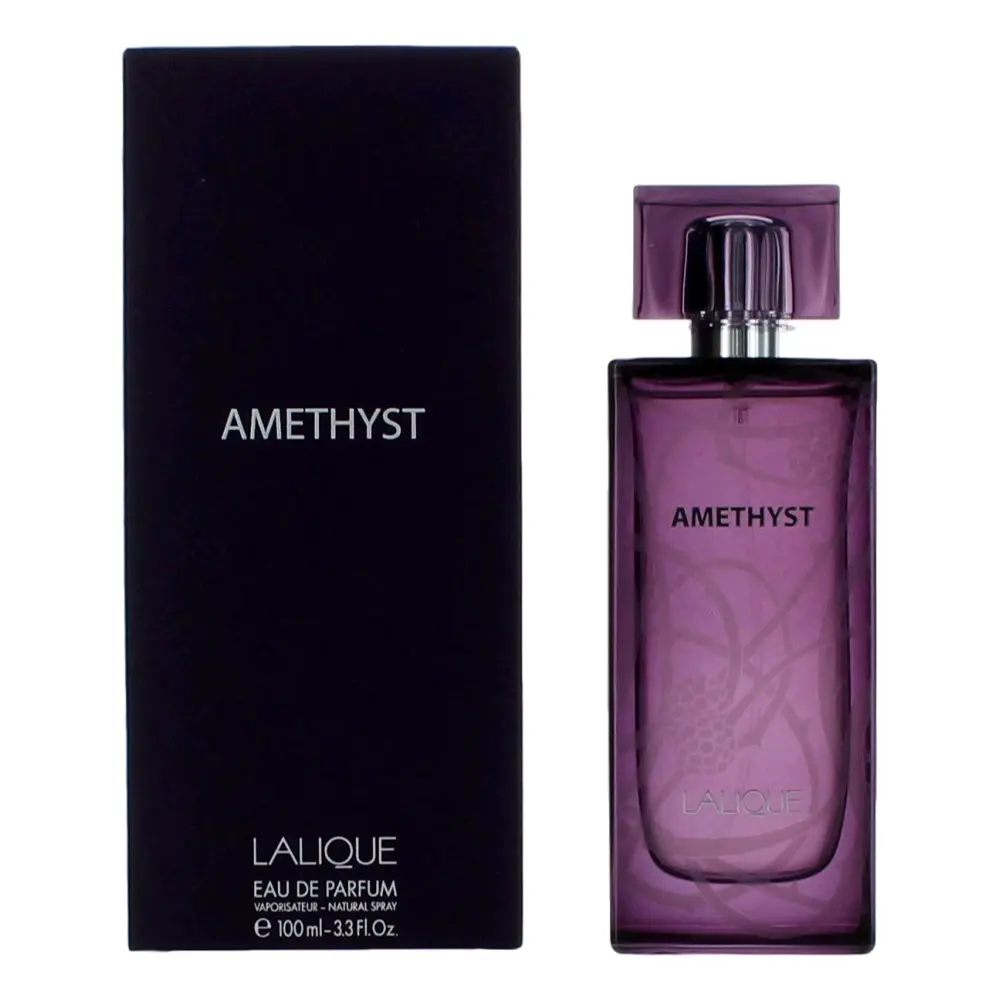 Lalique Amethyst Women's Fruity Floral EDP Spray - 3.3oz, Spicy Nutmeg Currant Archival Fragrance, 3 To 3.9 Fl Oz