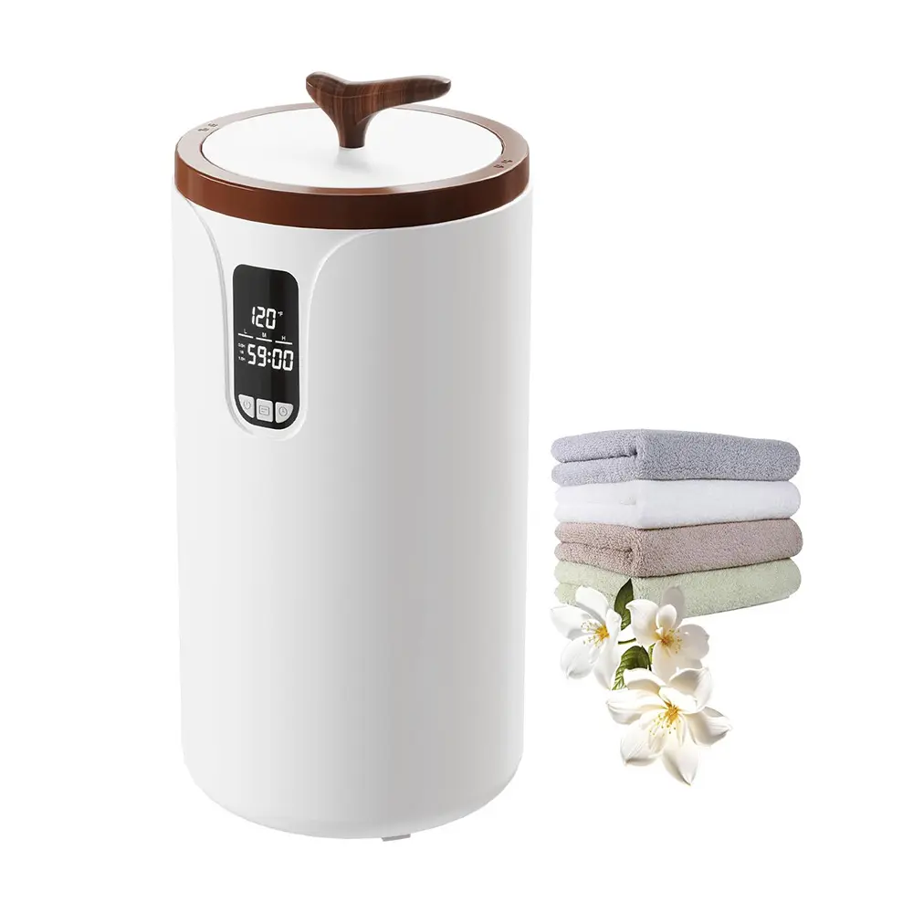 Towel Warmer for Bathroom, 20L Capacity Large Towel Warmer Bucket with Timer Function, Temperature Adjustable, Towel Dryer for Towels, Robes, Blankets