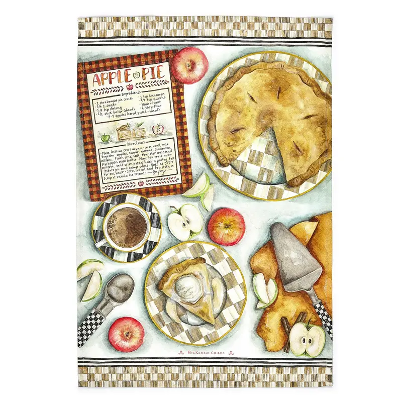 Mackenzie-Childs Dish Towel, Decorative Cotton Dish Towel, Kitchen ...