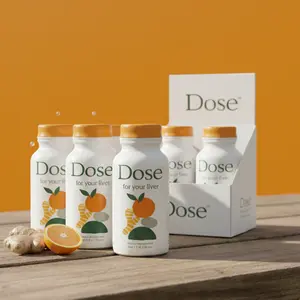 Dose for Liver – 2oz Plant-Based Wellness Drink with Dandelion & Ginger – Promotes Detox & Energy Balance – Meaningful Gift for Him and Her