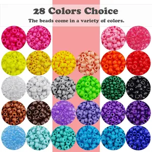 Plastic Beads for Craft Bracelets Making, Hair Beads for Braids