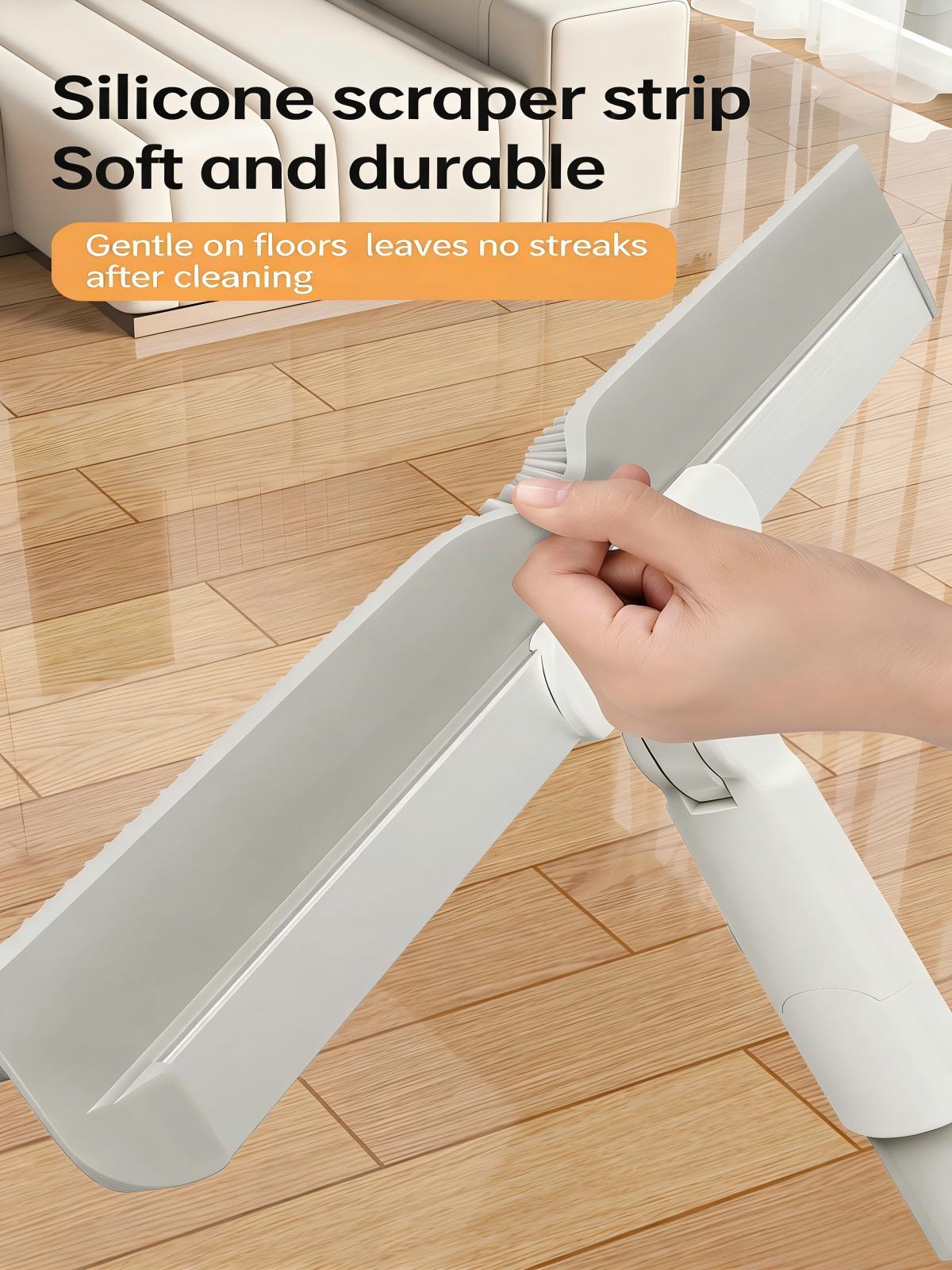 Multifunctional 4-in-1 Magic Broom | Floor Scraper & Hair Sweeper Brush for Kitchen, Bathroom & Carpet