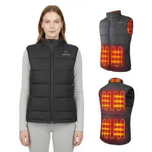 SAVIOR HEAT Women's Heated Vest with Battery, Lightweight Insulated Heated Vest