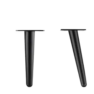 Universal Metal Furniture Legs in Multiple Heights Modern Cabinet and Table Support Feet for Living Room and Bedroom