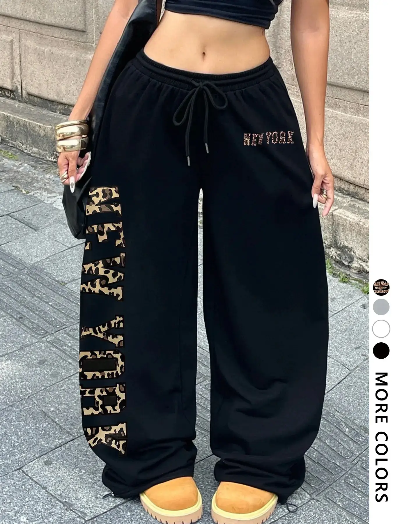 Women's Butterfly Knot Sweatpants, Streetwear Hip-Hop School Style, Casual Fashion Trendy Sportswear, All Seasons Fitted Long Pants, Sports Bottoms, Outdoor Workout Sweatpants, Casual Athletic Pants, Athleisure Pants, Drawstring Waist Sweatpants