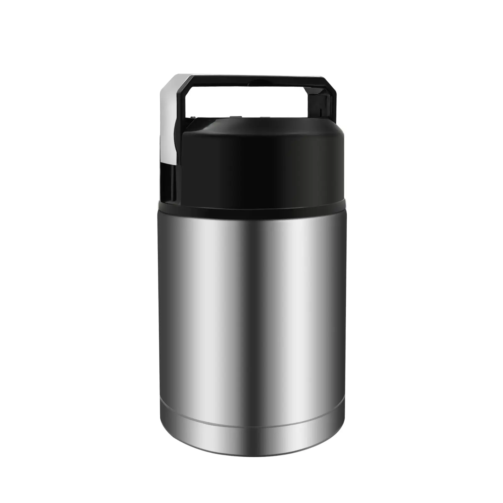35oz Soup Thermos  Stainless Steel For Hot Food Wide Mouth Jar Insulated Lunch Container Leak Proof Vacuum Thermal Flask (silver-35oz)