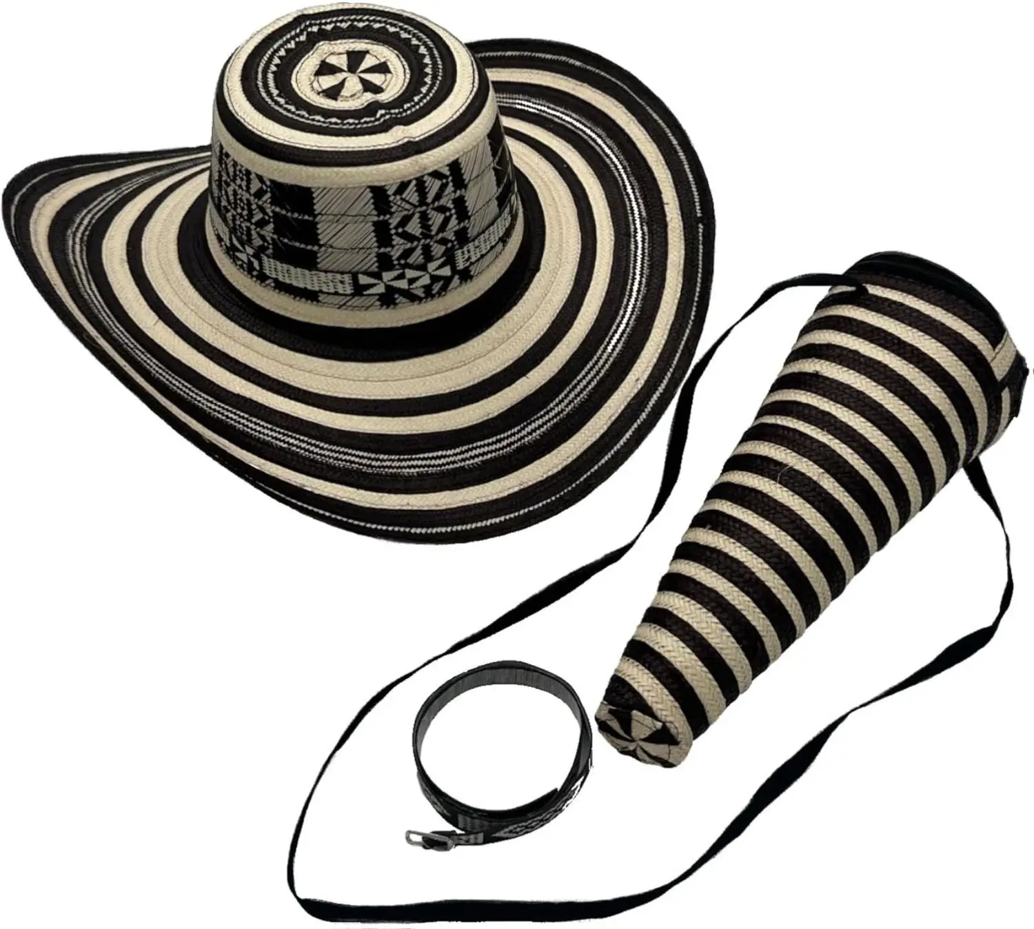 Colombian Sombrero De Caña Flecha Vueltiao