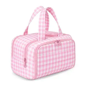 Five Season Home 4-in-1 Puffy Multi-Functional Toiletry Bag for Women – Large Capacity Travel Organizer with 4 Compartments Outdoorfun Makeup Pouch TikTokShopBacktoSchool