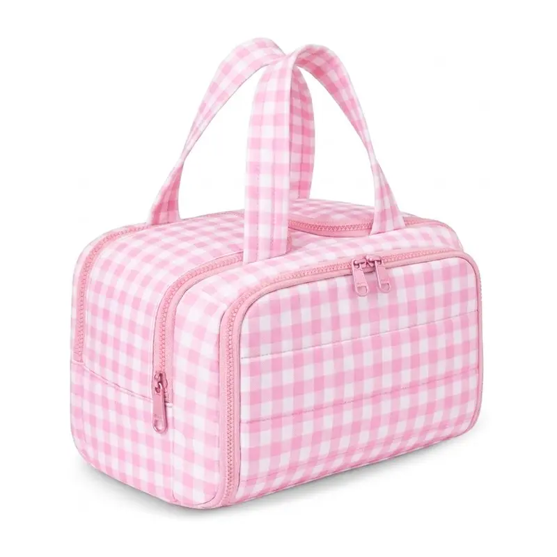 Five Season Home 4-in-1 Puffy Multi-Functional Toiletry Bag for Women – Large Capacity Travel Organizer with 4 Compartments Outdoorfun Makeup Pouch TikTokShopBacktoSchool Compact, Toiletries Travel Bag, Multifunctional Toiletry Bag