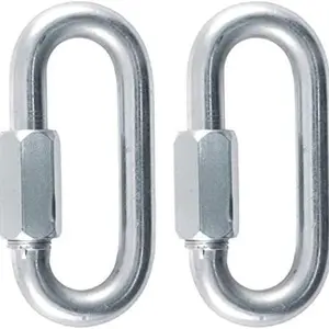 Threaded Quick Link Trailer Safety Chain Hook (2 pcs)