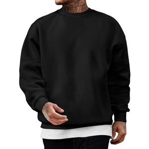 JMIERR Men's Casual Fleece Long Sleeves Crewneck Sweatshirts Thick Cotton Pullover Sweatshirt for Men