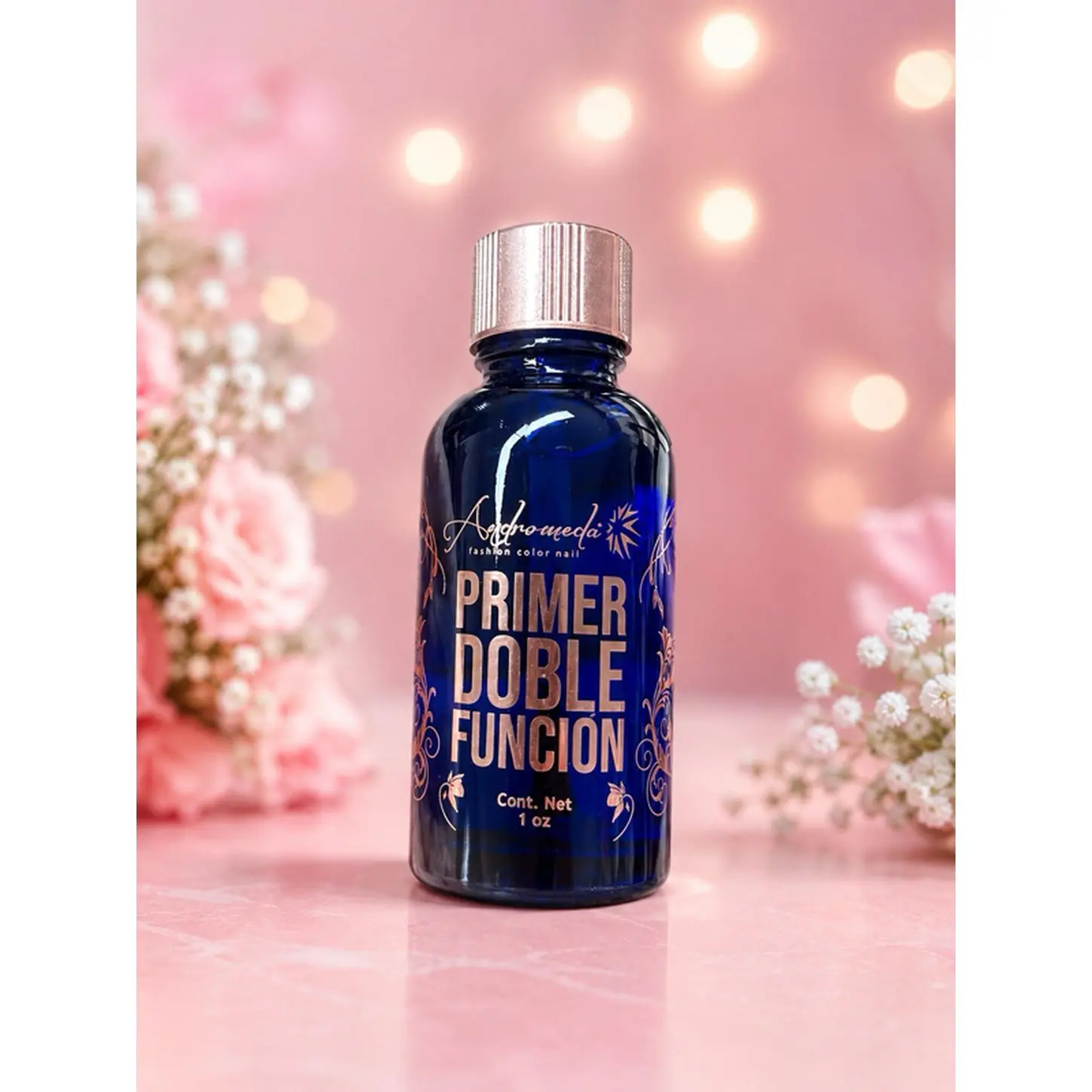 Adromeda Primer Doble Función para uñas. 1 oz Adromeda Primer Doble Función para uñas. 1 oz