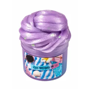 Resort Wristband | Clear Slime | Blue Hawaiian