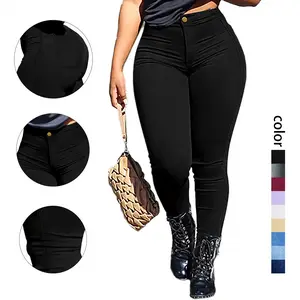 Multi - Color High - Waisted Skinny Jeans for Curvy Women  Slim - Fit Body - Contouring Denim for Daily Street & Party Looks