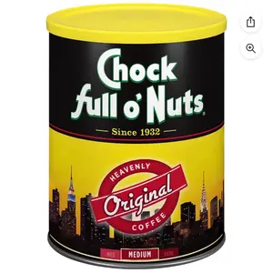 Chock full o'Nuts Heavenly Ground Coffee, Original Blend, 48 oz.