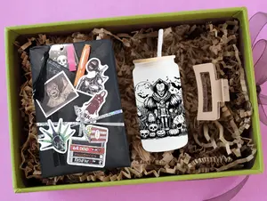 Horror / Paranormal Book  with Tumbler, Tumbler Gift Set, Date With Horror Book Box!!