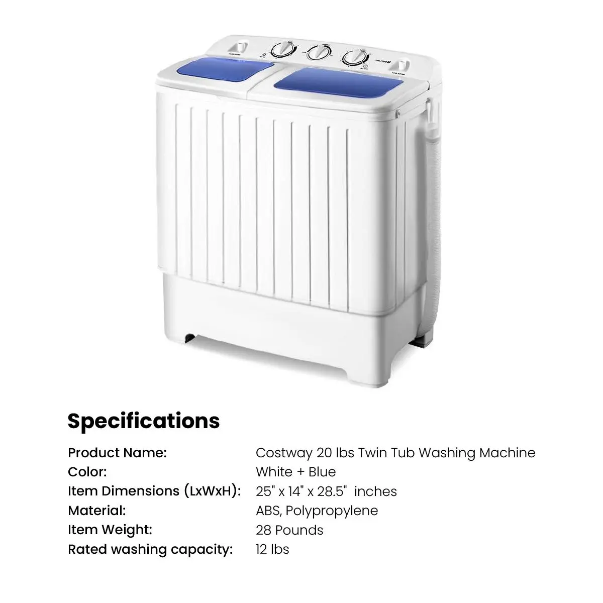 Blue 20 lbs (12+8 lbs)