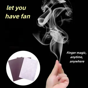 Magic Finger Smoke Trick Kit, Premium Paper, Durable, Perfect Gift, Create Cool Close-Up Illusions, Large Size 3.93"x2.75", Endless Fun!
