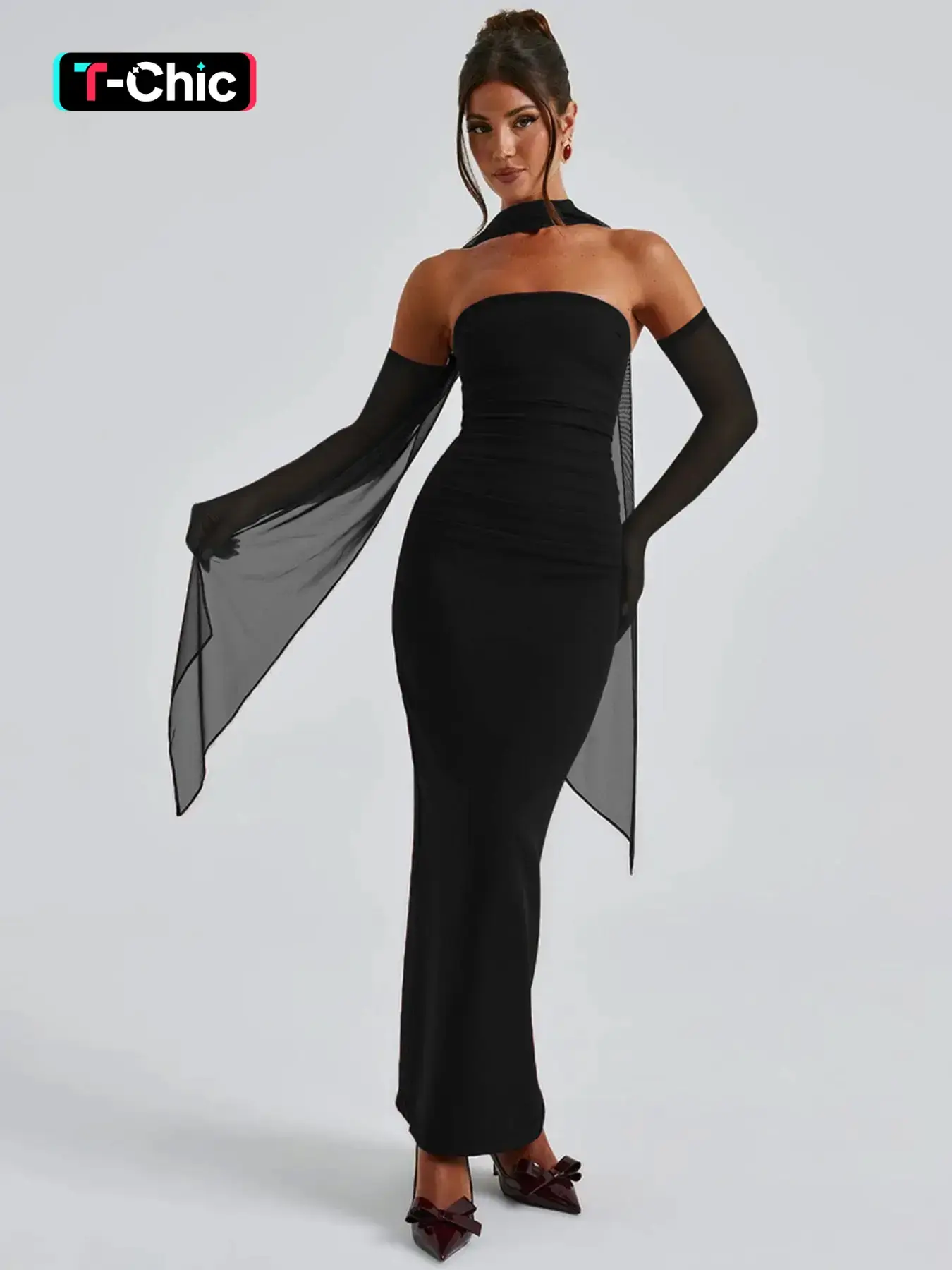 black tube dress - TikTok Shop