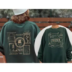 Hozier Unreal Unearth list 2023 Sweatshirt Hoodie Tshirt, No Grave Can Hold My Body Down Shirt, Gift for Women and Men, Family, Bestfriend