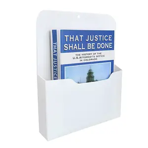 Magnetic File Holder - Magnetic Paper Holder, Pocket Organizer Office Supplies Storage Mail Organizer for Notebooks,Planners,Letter (1 Pack)