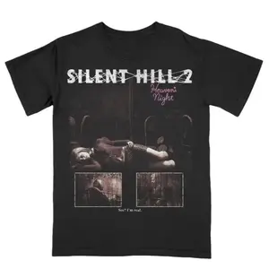 Silent Hill 2 Heaven’s Night Graphic Tee, Maria Scene Horror Game Shirt, Retro Psychological Thriller Merch, silent hill 3 shirt, silent hill shirt, Mens Womenswear Top