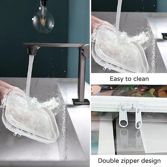 6 Pack Clear Hard Shell Zipper Case (2 Small, 2 Medium, 2 Large), See-Through Hard Plastic Organizer Pouches with Zipper for Travel,Crush-Resistant Storage (6 Pack(small*2+medium*2+large*2) mini box 6 Pack Clear Hard Shell Zipper Case (2 Small, 2 Medium, 2 Large), See-Through Hard Plastic Organizer Pouches with Zipper for Travel,Crush-Resistant Storage (6 Pack(small*2+medium*2+large*2) mini box
