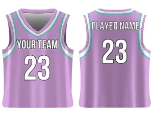 Custom Classic Two Tone Solids Adult Youth Unisex Non-Reversible Basketball Jersey Personalized with Team Name & Number