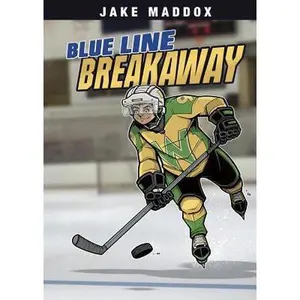 USED-Blue Line Breakaway by Maddox, Jake (Paperback)