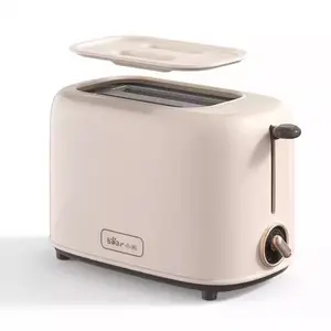 Compact Automatic Bread Toaster Household 2-Slice Heating Breakfast Machine for Toast Sandwich and Quick Home Meal Making