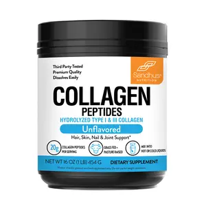 【Sandhus】Collagen type I & III Peptides Powder unflavored