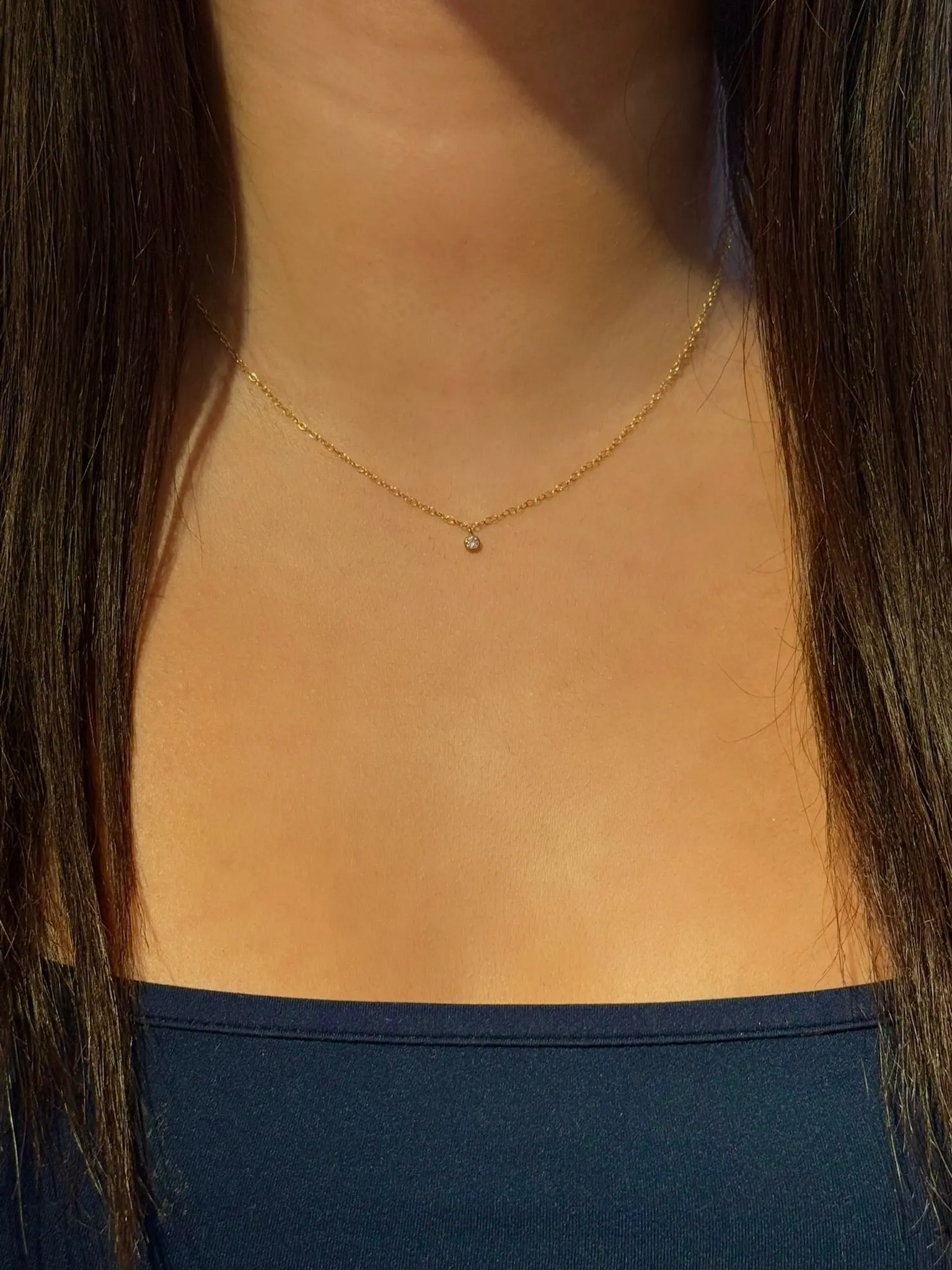 Little Bezel Necklace