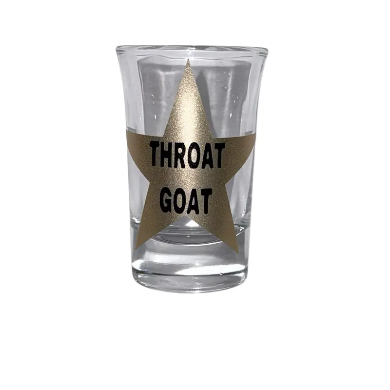 THROAT GOAT shot glass THROAT GOAT shot glass