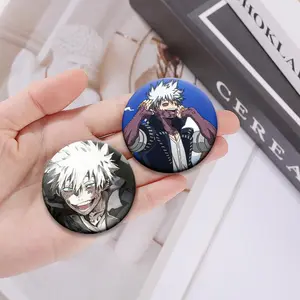 32/44/58mm Hot Anime My Hero Academia Dabi Button Pins Creative Brooches Cartoon Badge for Backpack Collar Decoration Gifts