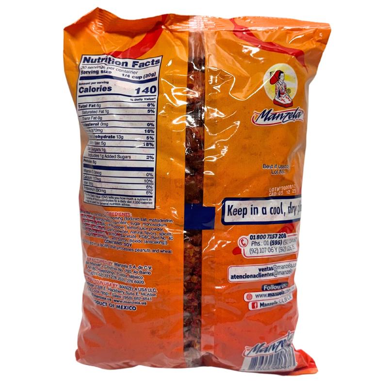 Manzela - Hot Chili Fava Beans 1.97lb - Protein Spicy Snack Packs