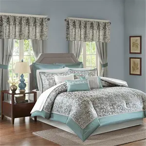 Madison Park  Brystol 24 Piece Room in a Bag - Teal, King Size