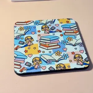Lizzie Bookish Neoprene Material Desk Coaster