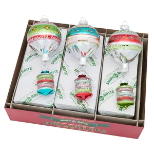 FESTIVE FETE 3 COUNT 5" DECORATED SHAPES